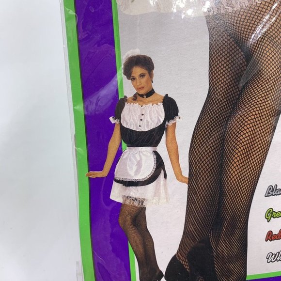 Womens Sexy Green Fishnet Tights Costume Cosplay Pantyhose Stocking One Size - Picture 3 of 7